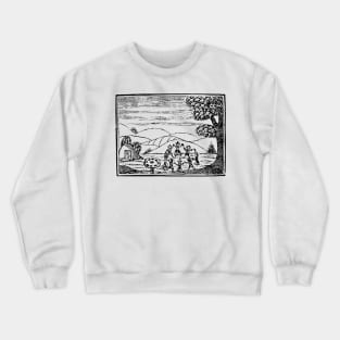 Fairy Ring Woodcut Crewneck Sweatshirt